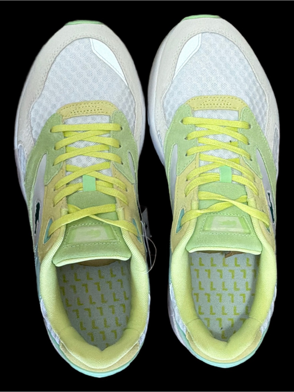 Lacoste STORM 96  Pastel Green & White Sport Sneaker Men’s size 10.5 NWT - Picture 12 of 16